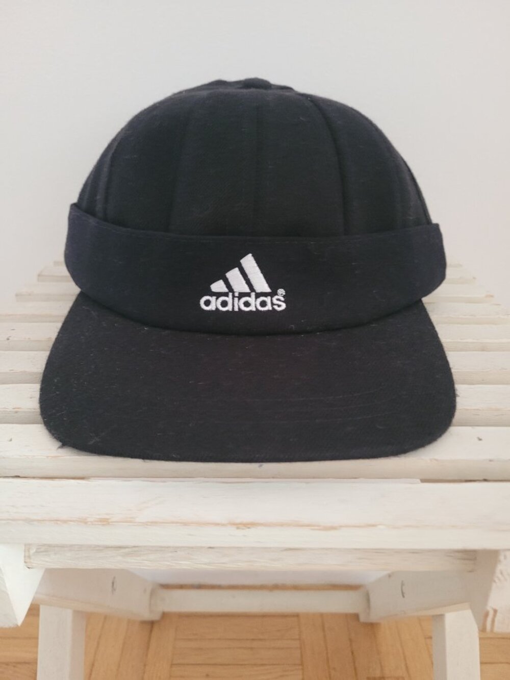 Adidas Unisex Black Wooly Baseball Cap-One Size